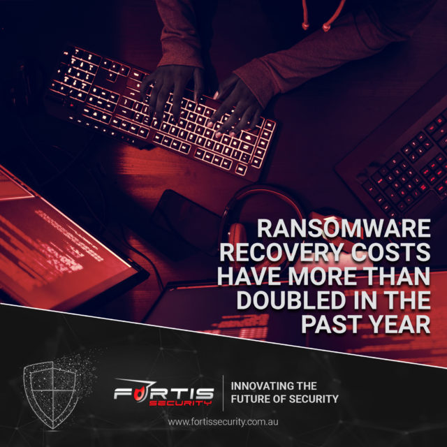 Ransomware recovery costs have more than doubled in the past year