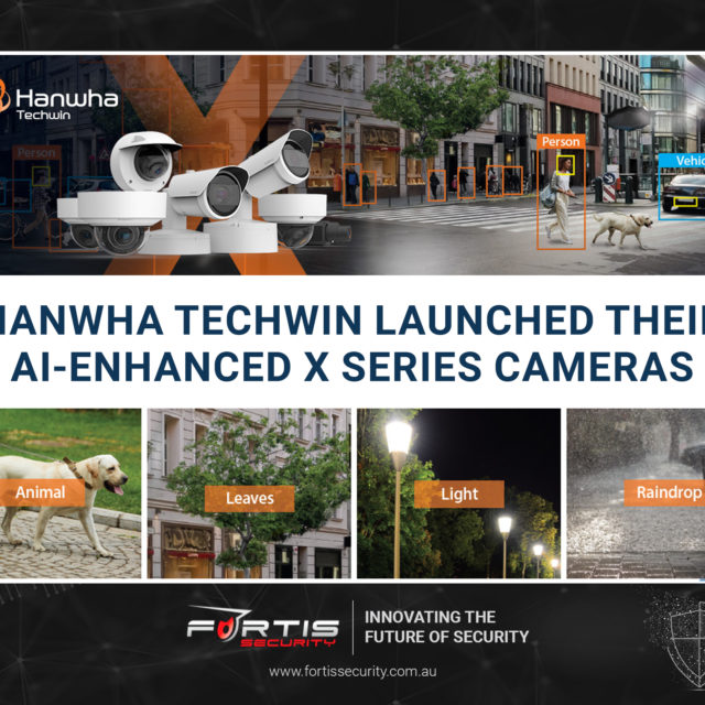Hanwha Techwin Launched their AI-Enhanced X series Cameras